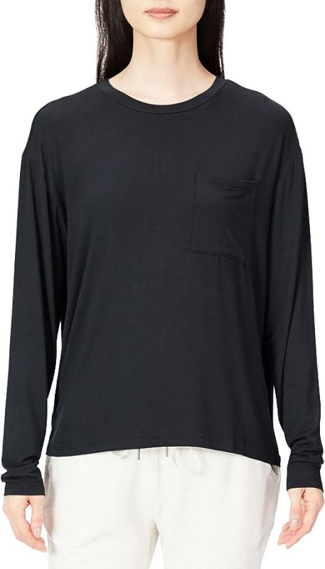 Photo 1 of Daily Ritual Women's Jersey Relaxed-Fit Long-Sleeve Pocket Shirt
