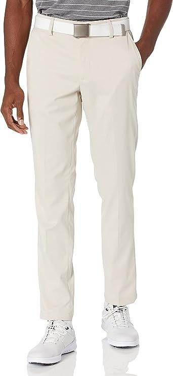 Photo 1 of Amazon Essentials Men's Slim-Fit Stretch Golf Pant Polyester Blend Stone 33W x 32L