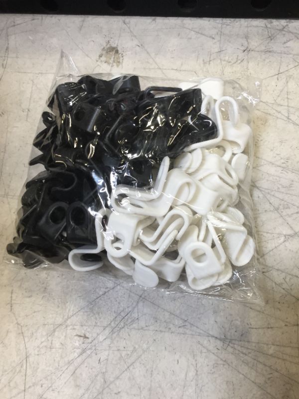Photo 1 of 100 Pack Clothes Hanger Connector Hooks, Space Saving Cascading Hanger, Extender Hooks Closet Organizer and Storage(White & Black)