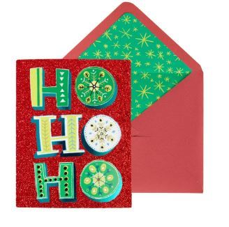 Photo 1 of Whimsical Ho Ho Ho 10 Count Boxed Christmas Cards
