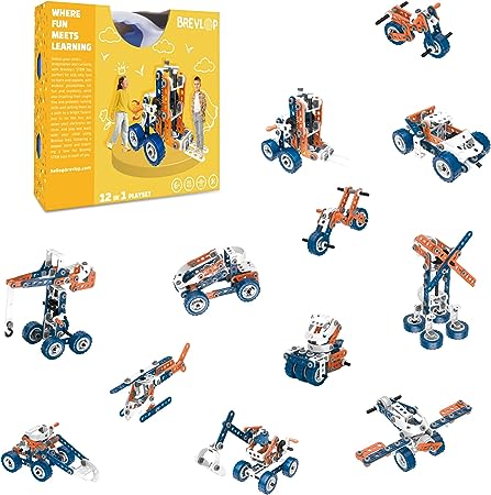 Photo 1 of Brevlop Educational Learning Toy, Engineering Toys Above 6 Years Old Kids, Stem Building Blocks Games Toys Set, Learning Educational Activities Stem Kit
