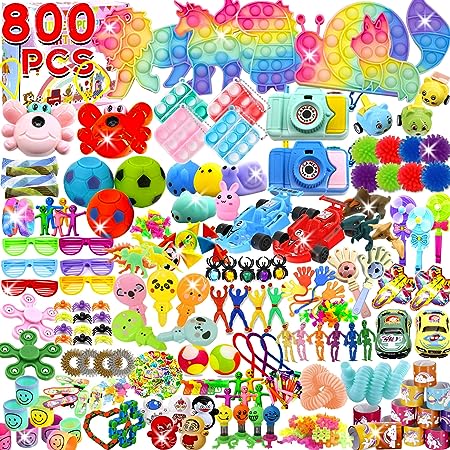 Photo 1 of 100PCS Party Favors for Kids, Fidget Toys Pack,Easter Basket Stuffer for Kids, Birthday Gift Toys, Stocking Stuffers, Christmas Gifts, Easter Gifys Party Toys Assortment, Treasure Box Birthday Party, Goodie Bag Stuffers for Kids, Carnival Prizes, Pinata F