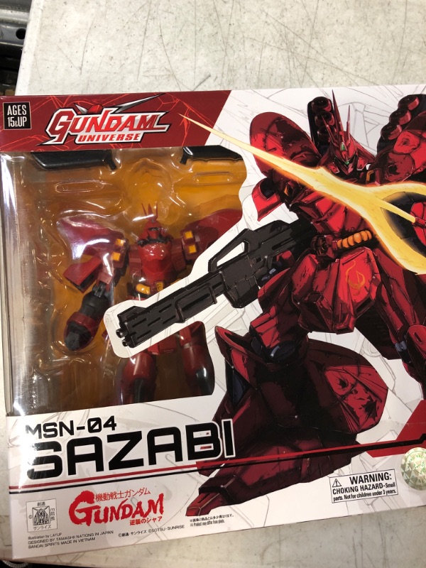 Photo 1 of TAMASHII NATIONS - Mobile Suit Gundam: Char's Counterattack - MSN-04 Sazabi, Bandai Spirits Gundam Universe Action Figure Sazabi (Char's Counterattack)