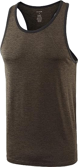 Photo 1 of HETHCODE Men's Quick Dry Workout Muscle Gym Fitness Active Sports Tank Tops Sleeveless Shirts XXL
