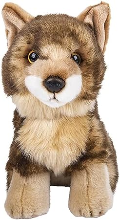 Photo 1 of Forest & Twelfth 7" - 8" Stuffed Animal, Soft Plush Toy, Cute Stuffed Animal for Boys and Girls, Realistic Looking Small Stuffed Animals, Nursery and Room Decor (Coyote 7")
