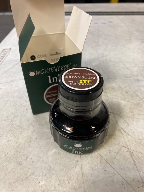 Photo 2 of Monteverde USA Ink with ITF Technology, 90 ml Brown Sugar (G308BS) 90ml Brown Sugar