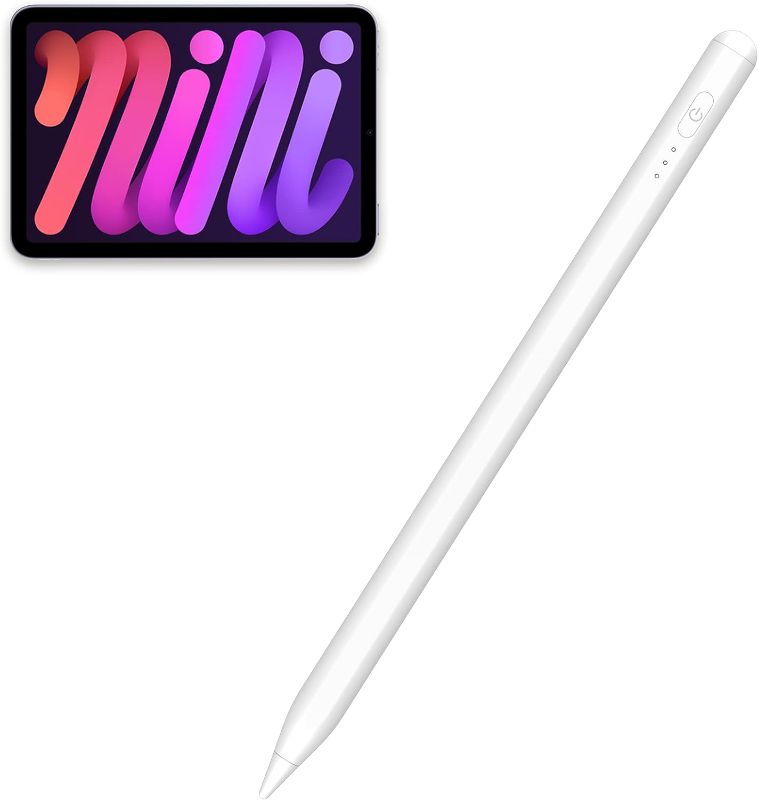Photo 1 of Kedoo Stylus Pen for iPad with Palm Rejection for iPad Pro 2021 11/12.9 Inch(2018-2021) iPad 8th iPad 7/6th iPad Air 4th/3rd, iPad Mini 5th Gen,Tilt Detection,Magnetic Adsorption-White
