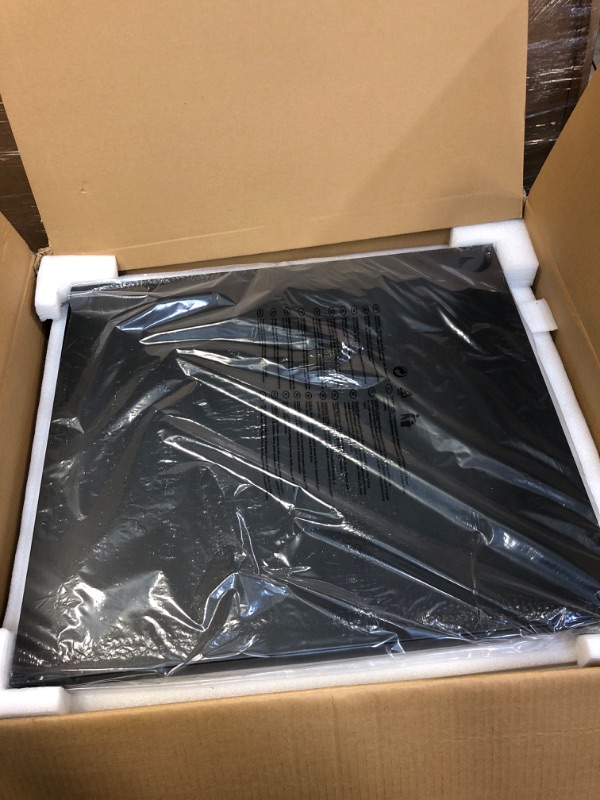 Photo 1 of Inkmin Outdoor Dining Cart Double-Shelf Movable Table Stainless Steel Pizza Oven Trolley BBQ Stand Commercial Multifunctional Kitchen Food Prep Worktable Black1