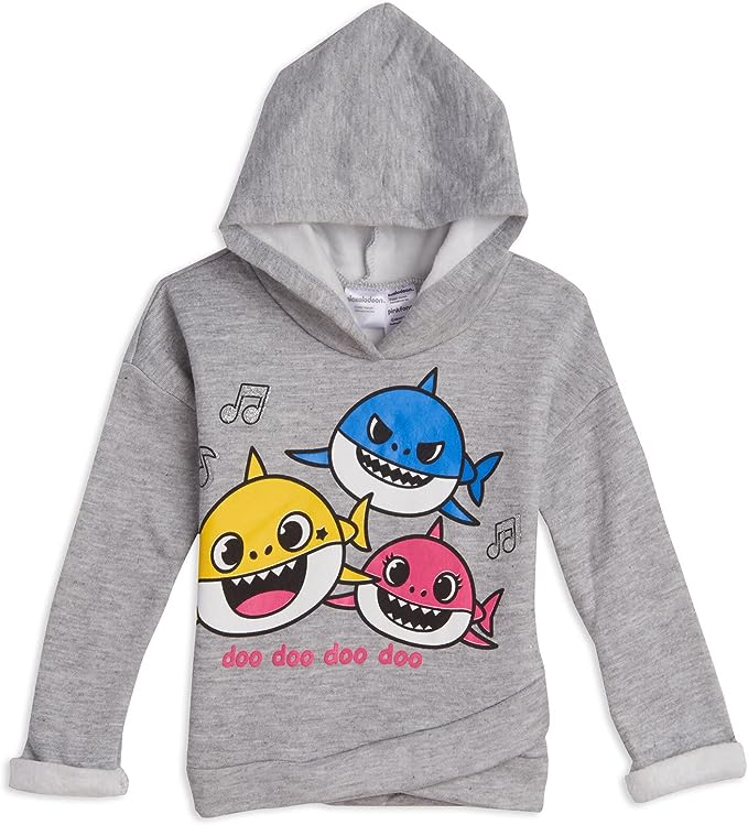 Photo 1 of Baby Shark Girls Pullover Fleece Hoodie ( SIZE: 8-24 MONTH) 