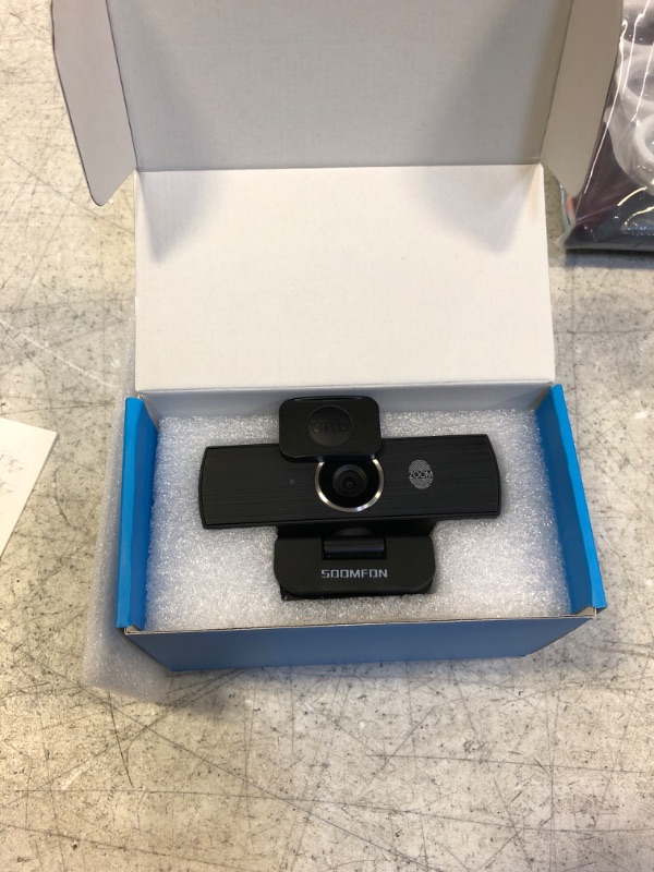 Photo 1 of SOOMFON 4k Webcam?Magnetic Privacy Cover?Autofocus?Noise-Canceling Mic?90°View for Meeting?Online Classes?YouTube?Plug & Play USB Webcam for Video Calling, Zoom?Skype?Facetime,Mac?Laptop