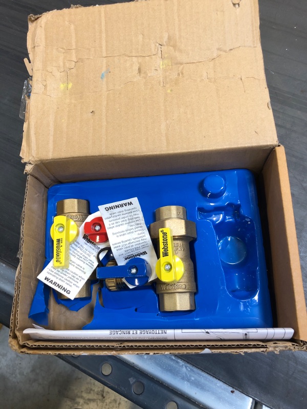 Photo 2 of 3/4 in. EXP Ultra-Compact Tankless Water Heater Service Valve Kit