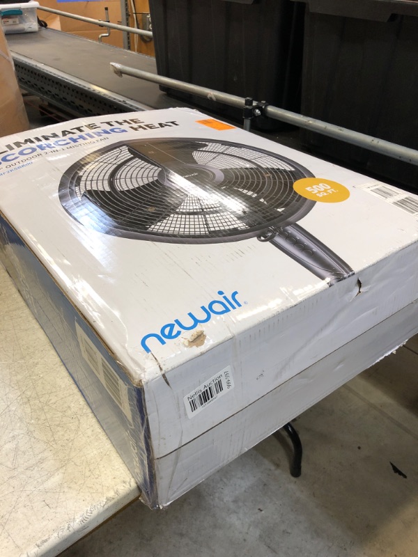 Photo 3 of Newair 18" outdoor 2-in-1 mister fan black