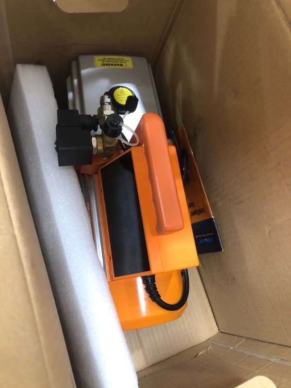 Photo 1 of Elitech 7 CFM Vacuum Pump Intelligent HVAC Vacuum Pump 2 Stage App Control Touch Screen Detect Leakage Level, SVP-7