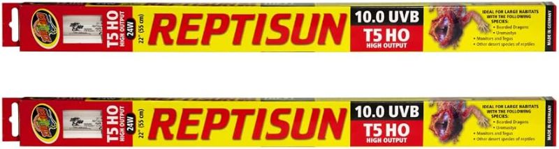 Photo 1 of (2 Pack) Zoo Med 26062 Reptisun 10.0 T5-Ho Uvb 39W Fluorescent Lamp, 34"
