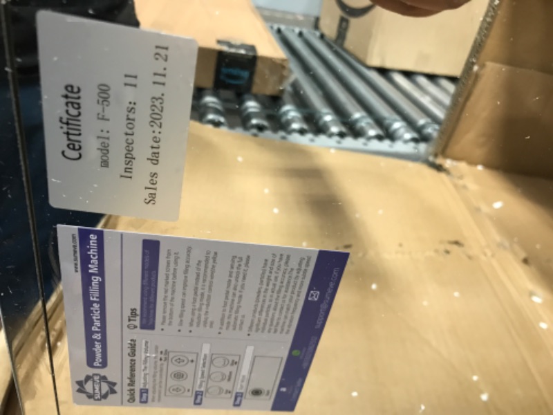 Photo 1 of Sumeve Particle&Powder Filling Machine, Multifunction Automatic Filling and Packing Machine, Particle Subpackage Machine For Beans Nail Beads Candy Particulate Matters Weighting and Filling (500G-powder) 