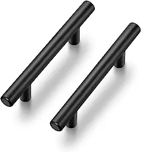 Photo 1 of 15 Pack |5'' Cabinet Pulls Matte Black Stainless Steel Kitchen Cupboard Handles Cabinet Handles 5”Length, 3” Hole Center