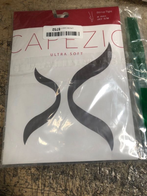 Photo 1 of Capezio womens Ultra Soft Self Knit Waistband Stirrup Tight Small-Medium Java