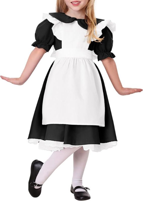 Photo 1 of rrhss Alice in Wonderland Kids Deluxe Alice Dress Girls Halloween Costume 5-14 Years