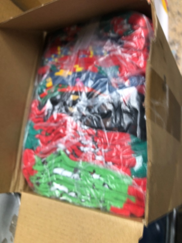 Photo 1 of 48 PAIRS CHRISTMAS SOCKS VIVID STYLE 