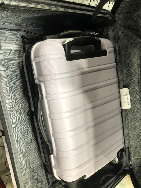 Photo 2 of **SEE PHOTOS**Samsonite Omni 2 Hardside Expandable Luggage with Spinner Wheels, ICY Lilac, 2-Piece Set (20/28) 2-Piece Set (20/28) Icy Lilac