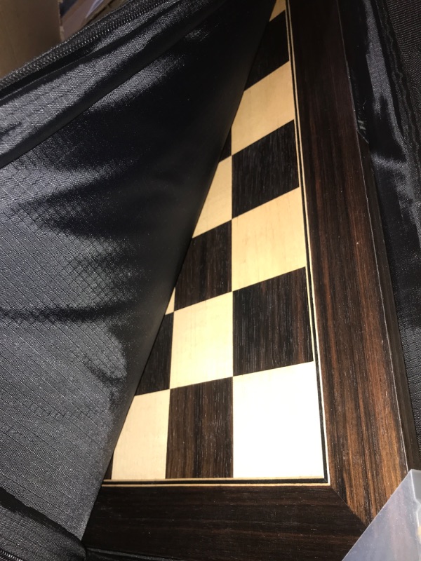 Photo 2 of A&A 21.25" Professional Wooden Tournament Chess Board/African Palisander & Maple Inlay / 2.25" Squares w/Notation 21.25” / 54cm African Palisander & Maple Inlaid - W/ Notation