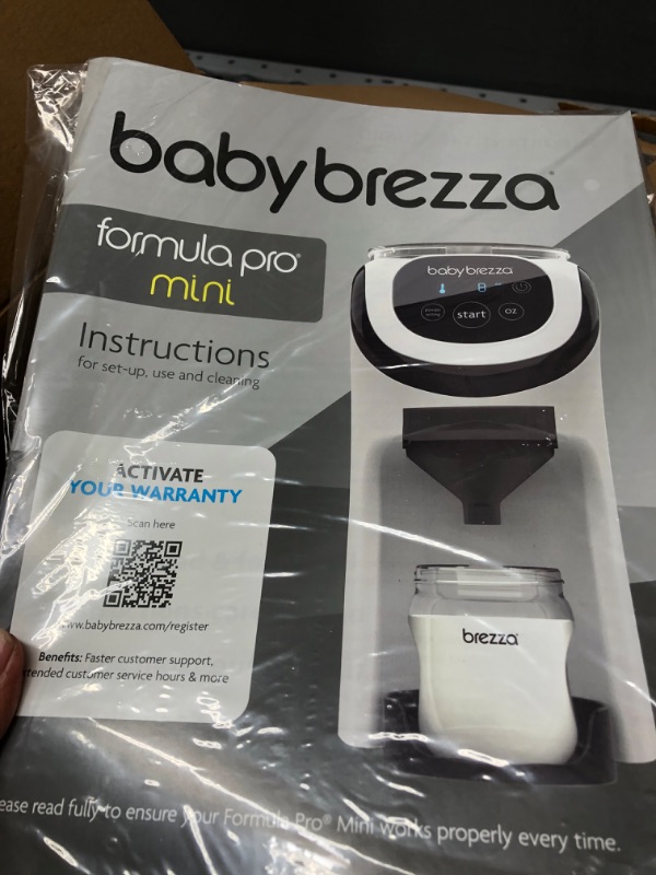 Photo 3 of Baby Brezza Formula Pro Mini Baby Formula Maker – Small Baby Formula Mixer Machine Fits Small Spaces and is Portable for Travel– Bottle Makers Makes The Perfect Bottle for Your Infant On The Go Formula Pro Mini Dispenser Machine