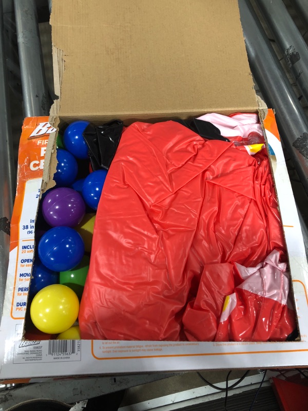 Photo 2 of BANZAI Rescue Fire Team Play Center Ball Pit with 20 Balls, Toy