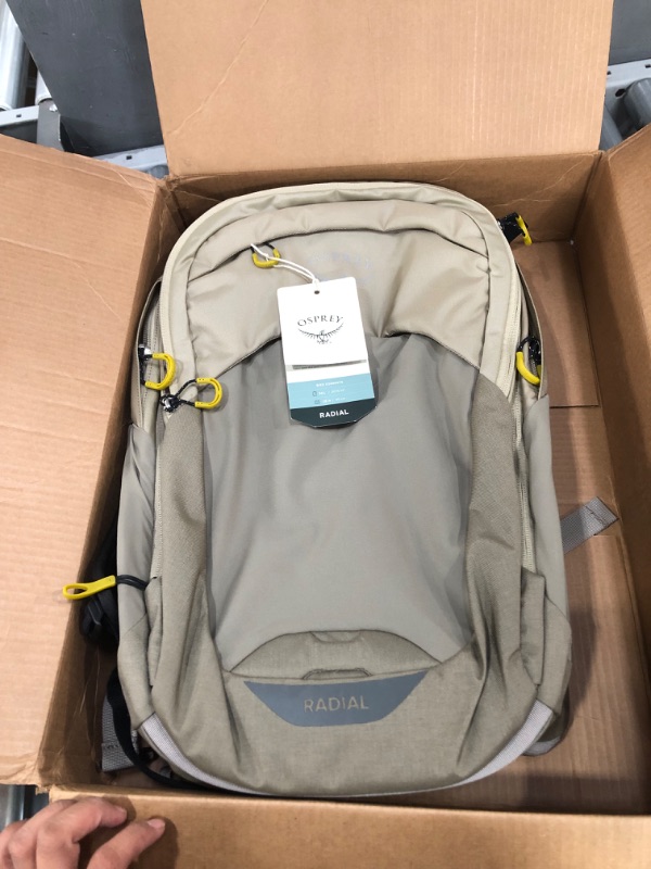 Photo 2 of Osprey Radial Commuter Laptop Backpack, Tan Concrete O/S Tan Concrete