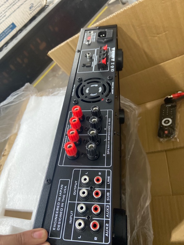 Photo 1 of Pyle Bluetooth Hybrid Amplifier Receiver - Home Theater Pre-Amplifier with Wireless Streaming Ability, MP3/USB/SD/AUX/FM Radio (3000 Watt)