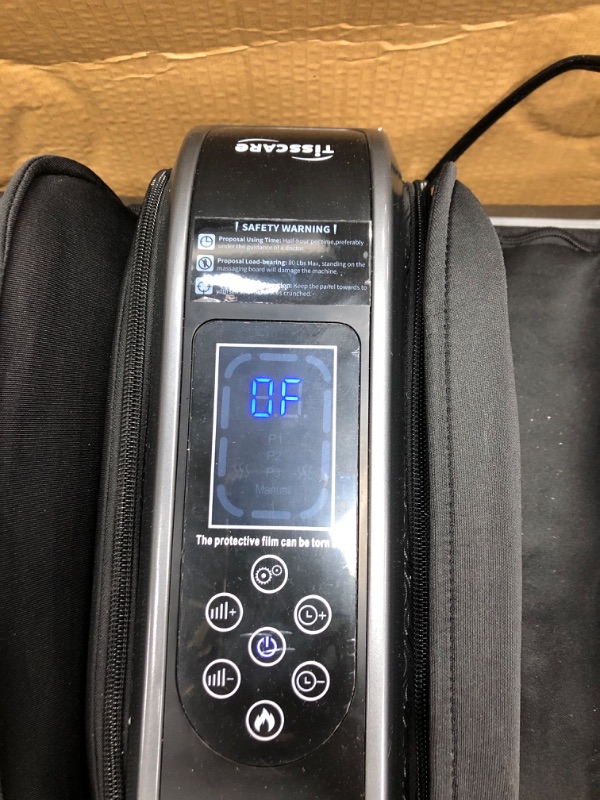 Photo 2 of ***see notes***TISSCARE Shiatsu Foot Massager Machine w/ Remote & Heat for Plantar Fasciitis & Neuropathy, Deep Kneading Calf Massage, Leg Massager, Promote Blood Circulation & Pain Relief & Better Sleep Gray