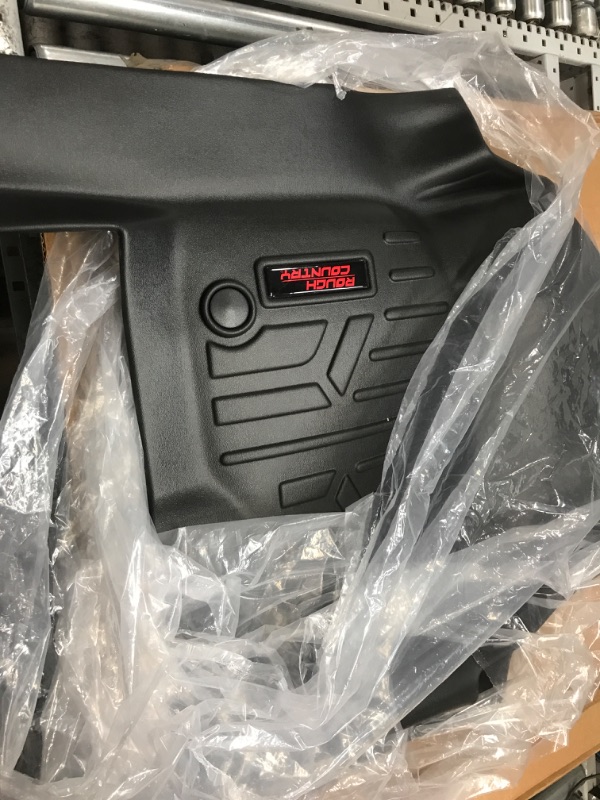 Photo 2 of Rough Country Floor Mats for 2019-2022 Chevy/GMC 1500 | Bench Seat - M-21613