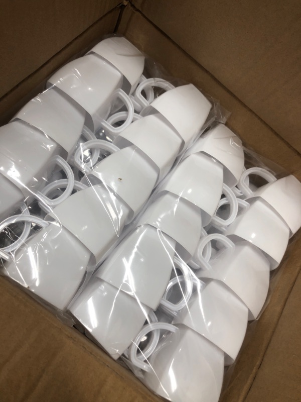 Photo 2 of (READ FULL POST) Amyhill 100 Pcs Plastic Disposable Coffee Mugs 5oz Square Espresso Mugs w