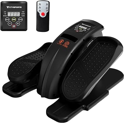 Photo 1 of Under Desk Electric Stepper, Elliptical Machine for Home Office, Electric Desk Elliptical Trainer with Display Monitor Quiet Compact Pedal Exerciser(Battery Self-provided)
