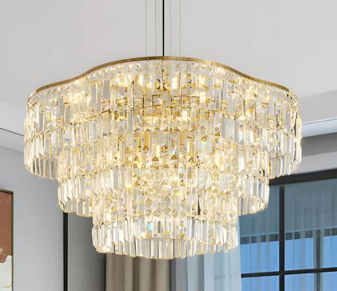 Photo 1 of *Similar* modern pendant lighting gold chandelier