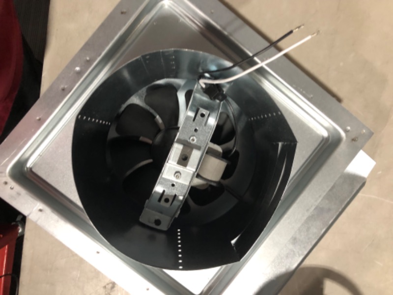 Photo 5 of ***BRACKET FOR FAN BROKEN - NO PLASTIC COVER***
Broan-NuTone 509 Through-the-Wall Ventilation Fan White Cover, 200 CFM, 8.5 Sones, 8" No Switch Dial