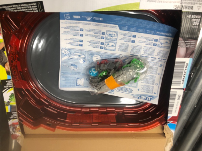 Photo 2 of BEYBLADE Burst Turbo Slingshock Rail Rush Battle Set -- Complete Set Burst Beystadium, Battling Tops, and Launchers (Amazon Exclusive)