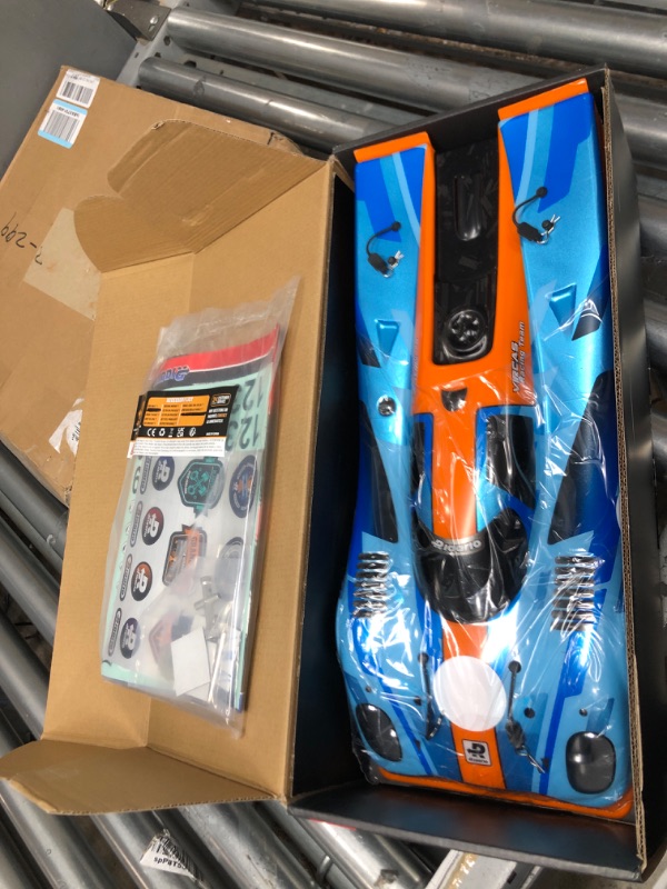 Photo 2 of AMORIL 1/10 Metal On-Road Drift Car Roller, RC Racing 4 Wheel Drive Supercar,Electric Touring Car Chassis Frame Body with 4 Wheels,All Aluminium Alloy Speed Bash Roller,Without Electric Parts,Cyan 1:10 Orange Metal Roller