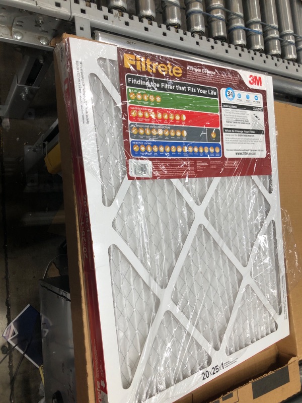 Photo 2 of 3M Filtrete Allergen Defense Filter AD03-2PK-6E-NA, MPR 1000, 20 in x