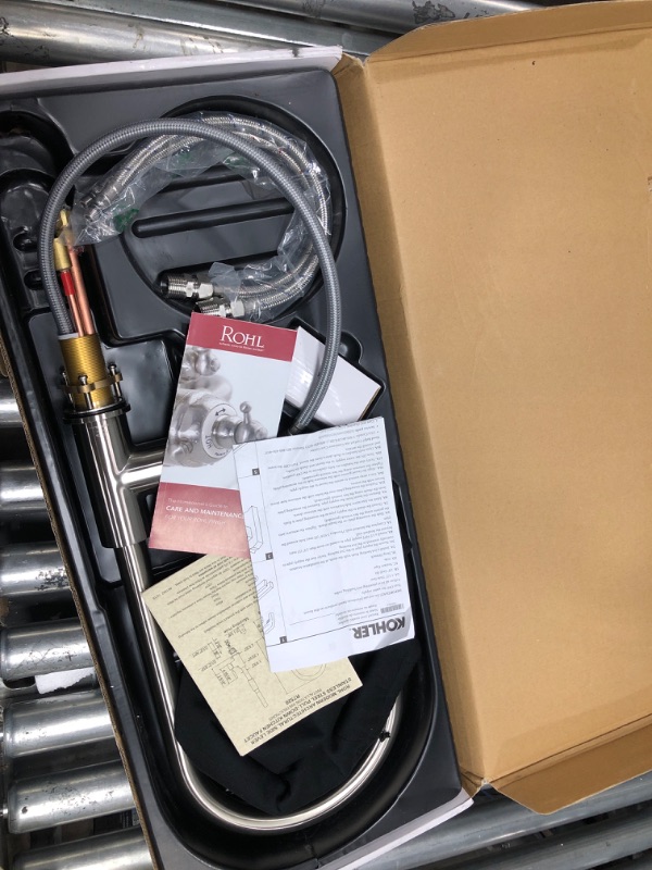 Photo 1 of Rohl R7520STN Lux Kitchen Sink Faucets, Satin Nickel