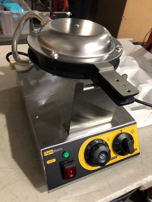 Photo 1 of Dyna-Living Bubble Waffle Maker 1400W Egg Waffle Machine Electric Non-Stick Bubble Waffle Cone Maker Household Commercial Egg Waffle Iron Maker for Restaurant Snack Shop or Cafe Style2