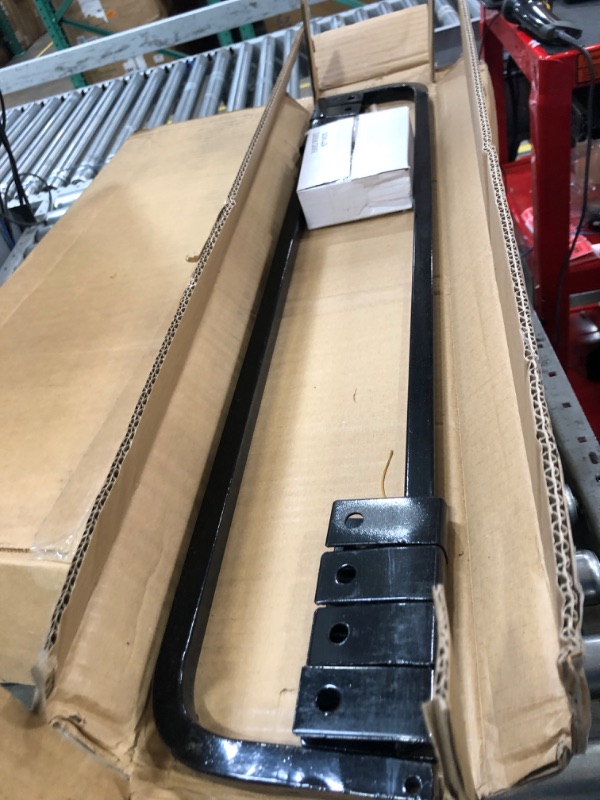 Photo 2 of CHDT66 Mud Flap Hangers for Semi Trucks, Length: 30.25", 0.640" Bar Type Square Steel - 1 Pair of Heavy Duty Semi Truck Mud Flap Hangers, with All Needed Hardware