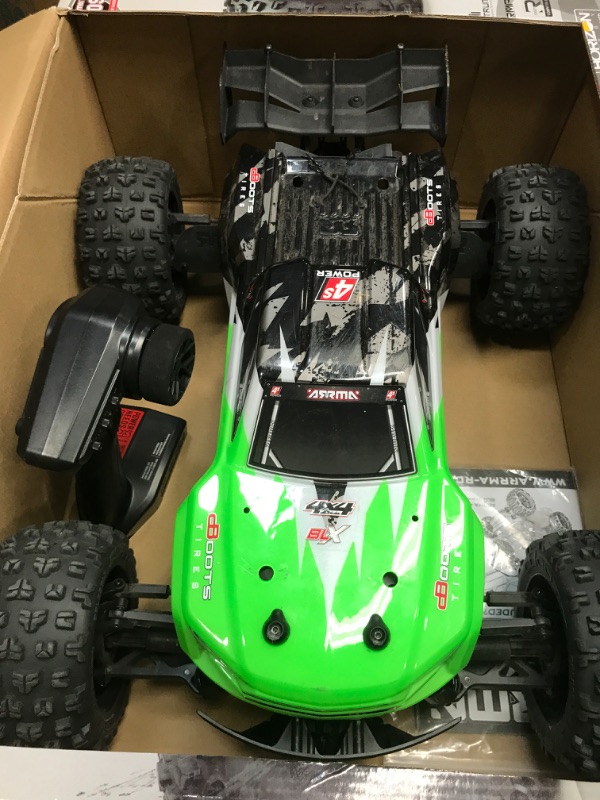 Photo 1 of ARRMA RC Truck KRATON 4X4 4S BLX 1/10TH 4WD Speed Monster Truck RTR (Battery and Charger Not Included), Red, ARA4408V2T3