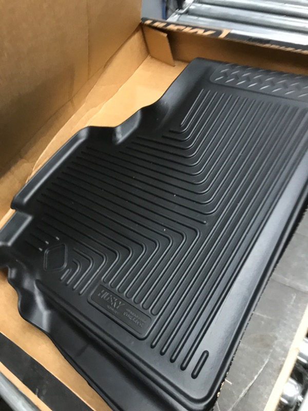 Photo 2 of Husky Liners - Weatherbeater | Fits 2019 - 2024 Dodge Ram 1500 Crew Cab w/out factory storage box - 2nd Row Liner - Black, 1 pc. | 14751
