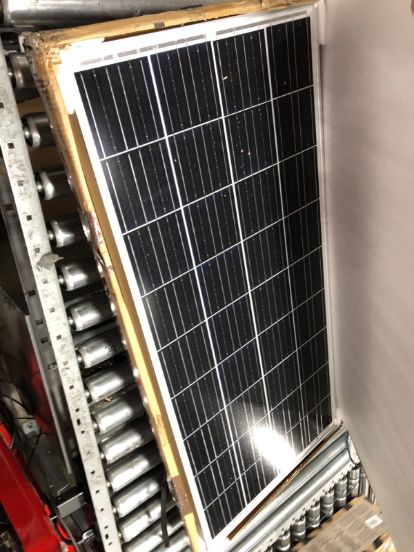 Photo 3 of LIKE NEW ECO-WORTHY 100 Watt Solar Panel 12 Volt Monocrystalline Solar Panel High Efficiency Module RV Marine Boat Caravan Off Grid
