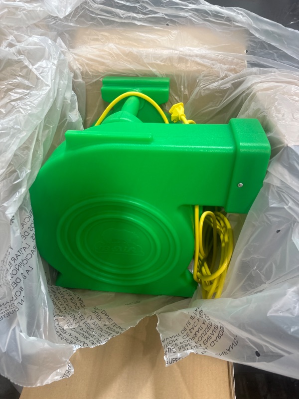 Photo 2 of B-AIR Kodiak 1.5 HP ETL Bounce House Blower, Green