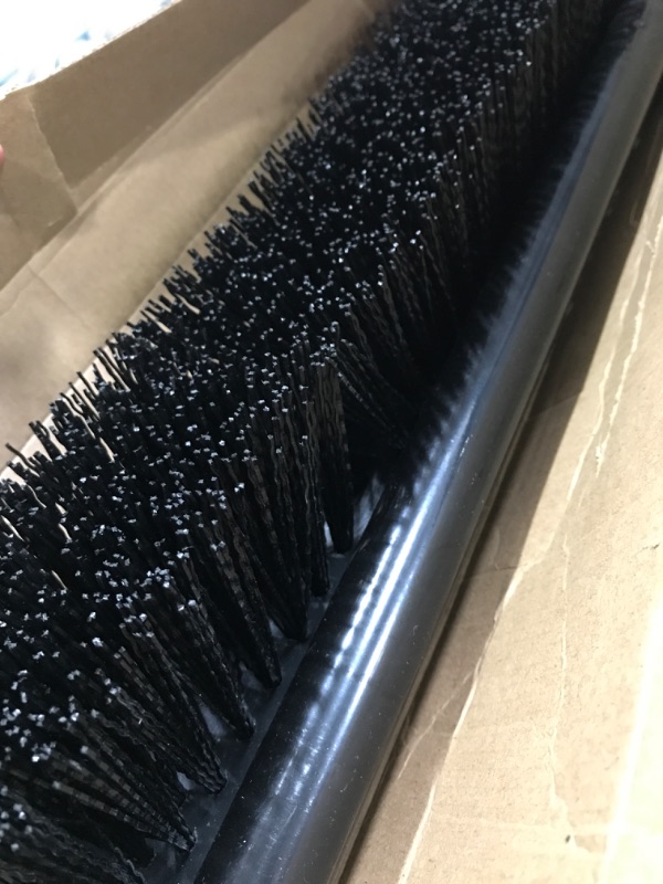 Photo 1 of 24" Push Broom Outdoor, 65" Long Handle Stiff Bristles Heavy Duty Angle Shop Broom for Sweeping Deck, Yard, Patio, Garden and Concrete Floor