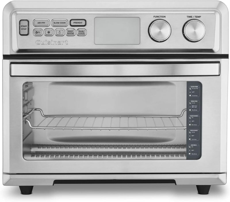 Photo 1 of Cuisinart TOA-95 Digital AirFryer Toaster Oven, Premium 1800-Watt Oven with Digital Display and Controls – Extra-Large Capacity, Intuitive Programming and Adjustable Temperature, Stainless Steel
