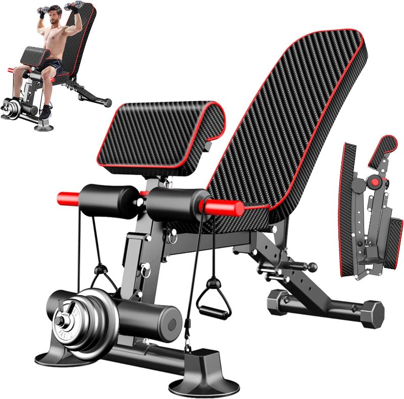 Photo 1 of ******MISSING  HARDWARE*****
Adjustable Weight Bench - Utility Weight Benches for Full Body Workout