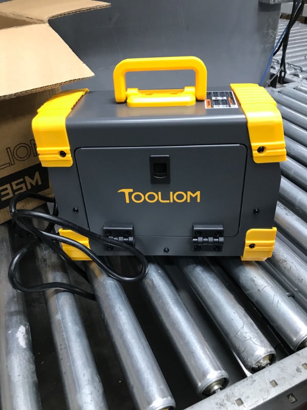 Photo 3 of TOOLIOM 135A Flux Core Welder MIG Welder 110V Flux MIG/Lift TIG/Stick 3-in-1 Welding Machine IGBT DC Inverter
