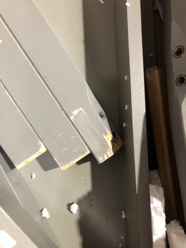 Photo 1 of ***DAMAGED - SCRATCHED, CHIPPED, AND CRACKED - MISSING HARDWARE***
Humble Crew, Grey Kids Wood Table and 2 Chairs Set, Square